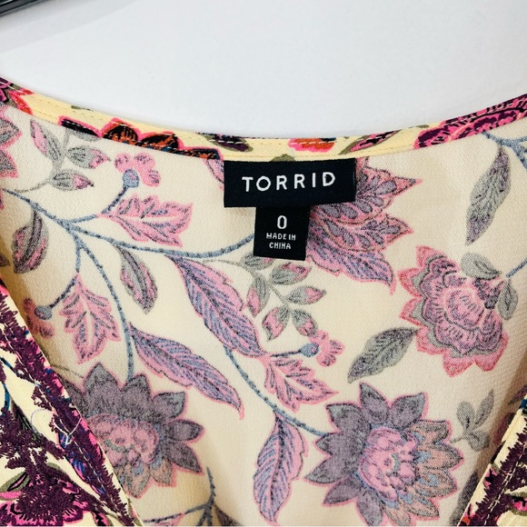 Torrid EUC women’s babydoll embroidered Top - Picture 6 of 15